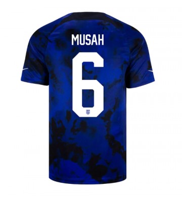 forente stater Yunus Musah #6 Bortedrakt VM 2022 Kortermet